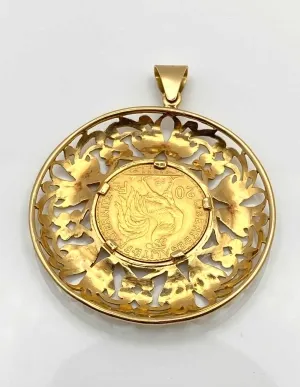 Pendentif Vintage Pièce 20 Francs Or 2