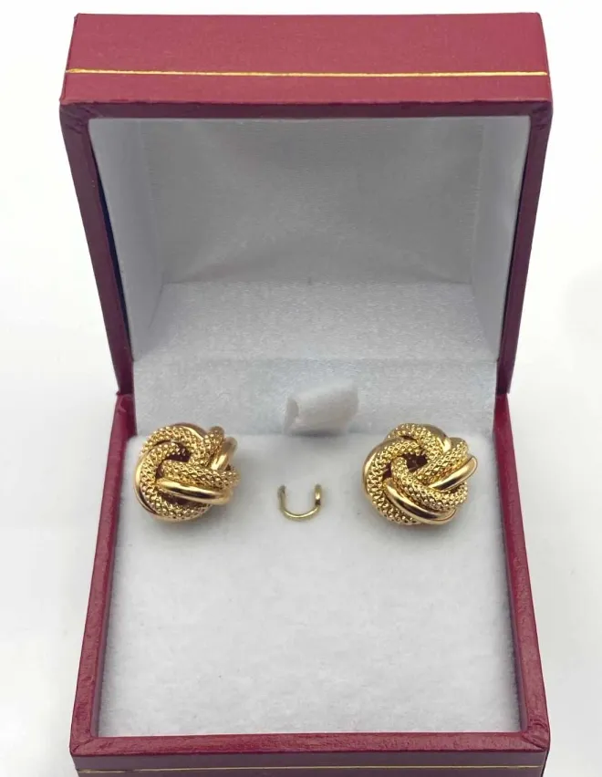 Boucles d'Oreilles Noeuds Algériens Or