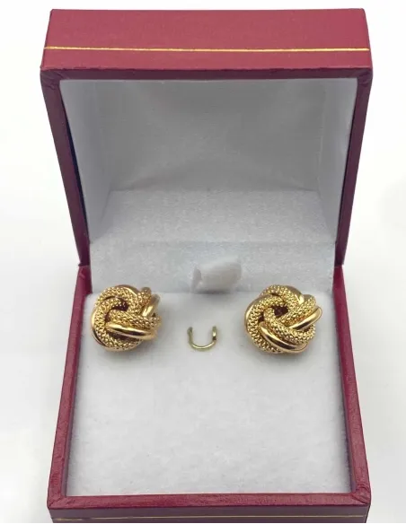 Boucles d'Oreilles Noeuds Algériens Or