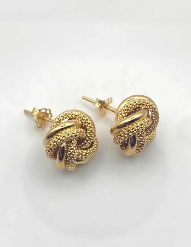 Boucles d'Oreilles Noeuds Algériens Or