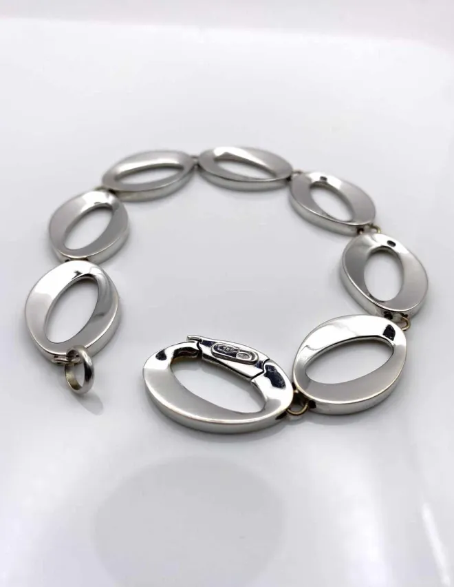 Bracelet Or Blanc
