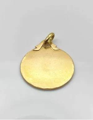 Médaille Or Jaune Vierge Signée Contaud 2