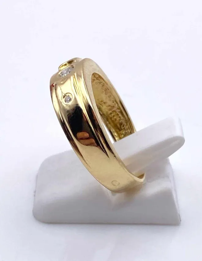 Bague Or Jaune & Diamants