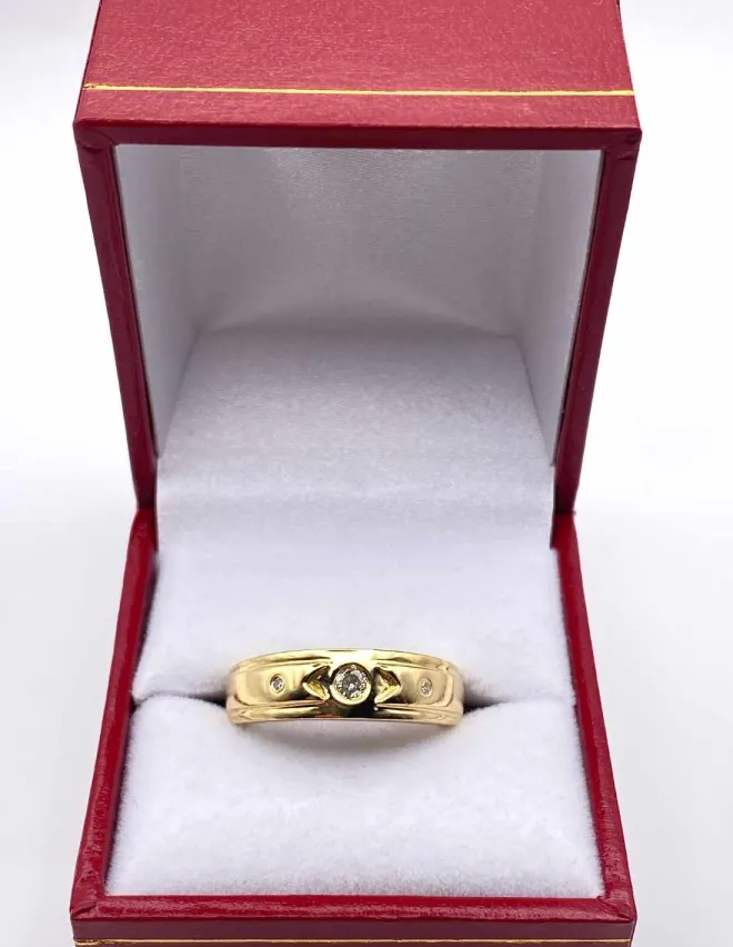 Bague Or Jaune & Diamants