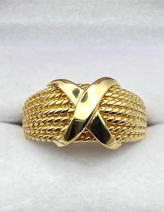 Bague Or Jaune Inspiration Tiffany