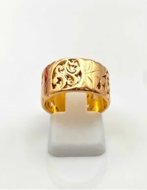 Bague Ciselée Or 2
