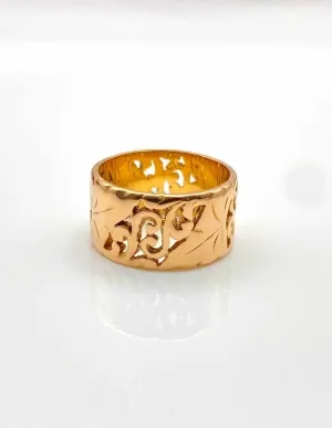 Bague Ciselée Or