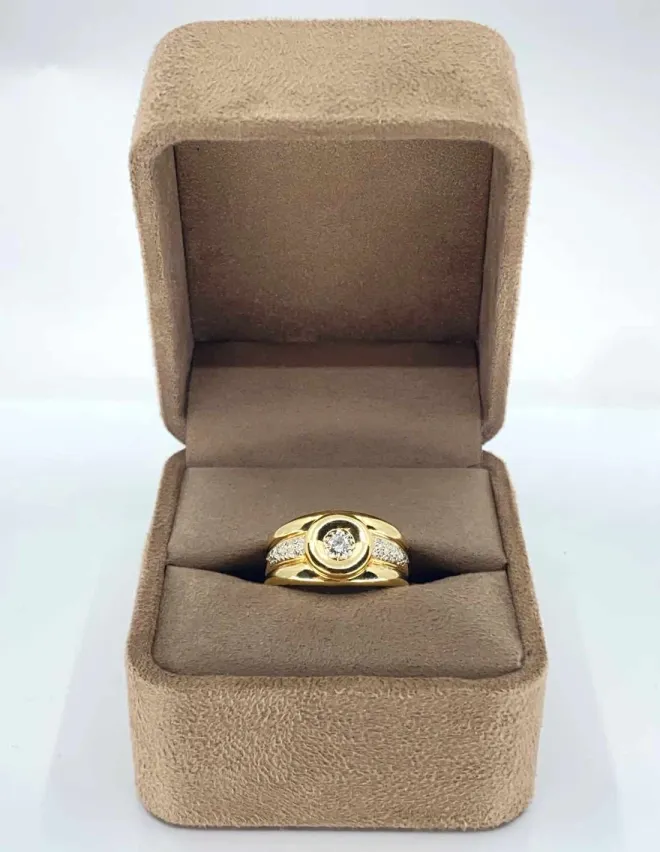 Bague Or Jaune & Diamants