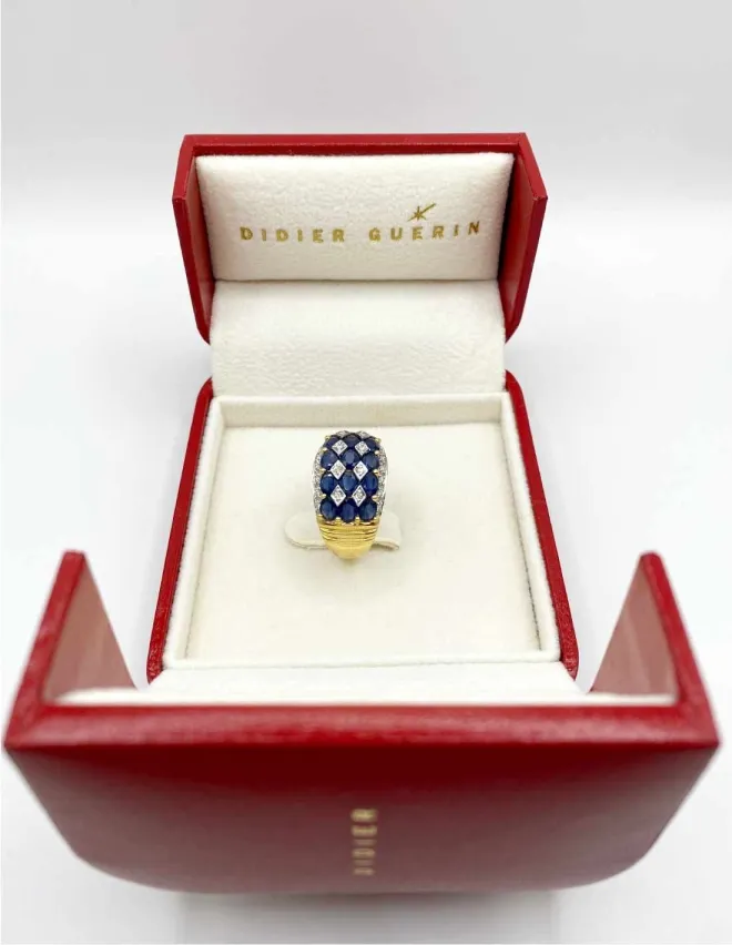 Bague Saphirs et Diamants Didier Guerin