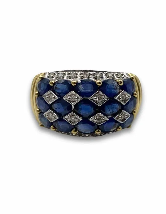 Bague Saphirs et Diamants Didier Guerin
