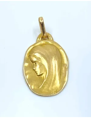 Pendentif Vierge Or Jaune