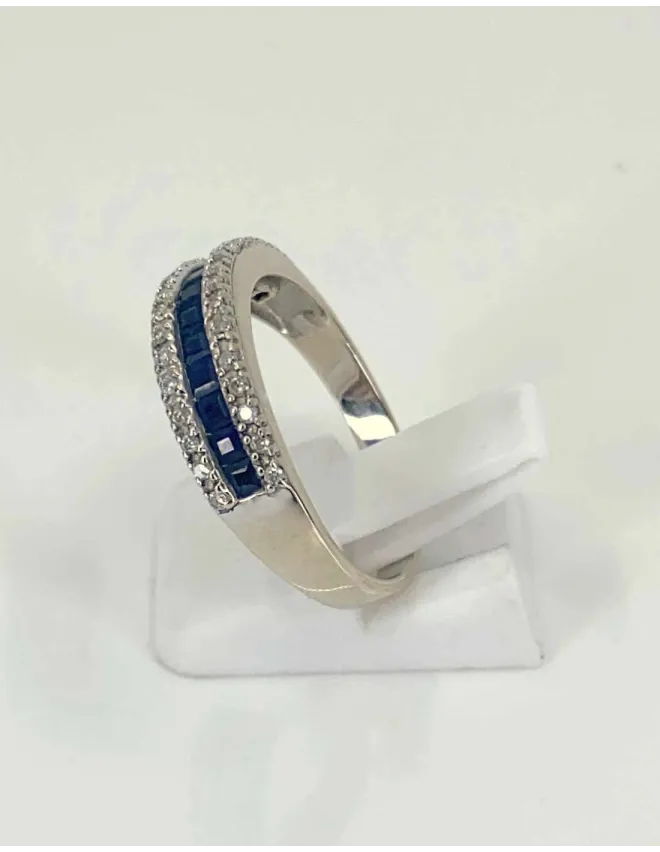 Bague Or Blanc Spahirs & Diamants