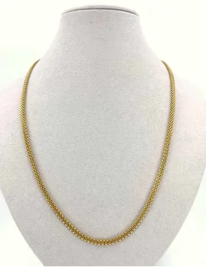 Chaine Or Jaune Maille Venitienne