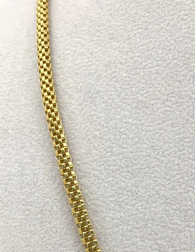Chaine Or Jaune Maille Venitienne