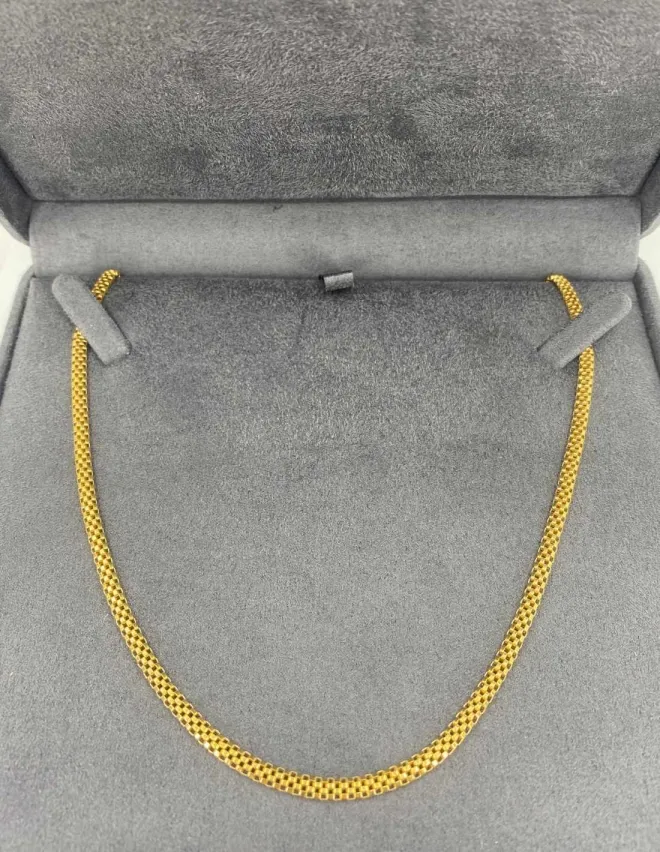 Chaine Or Jaune Maille Venitienne