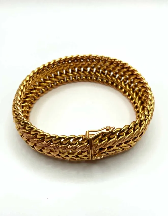 Bracelet Vintage Maille Américaine