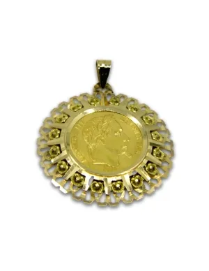 Pendentif Vintage 20F Or