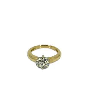 Bague Marguerite Or Jaune & Diamants 2