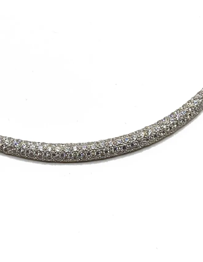 Collier jonc articulé or jaune