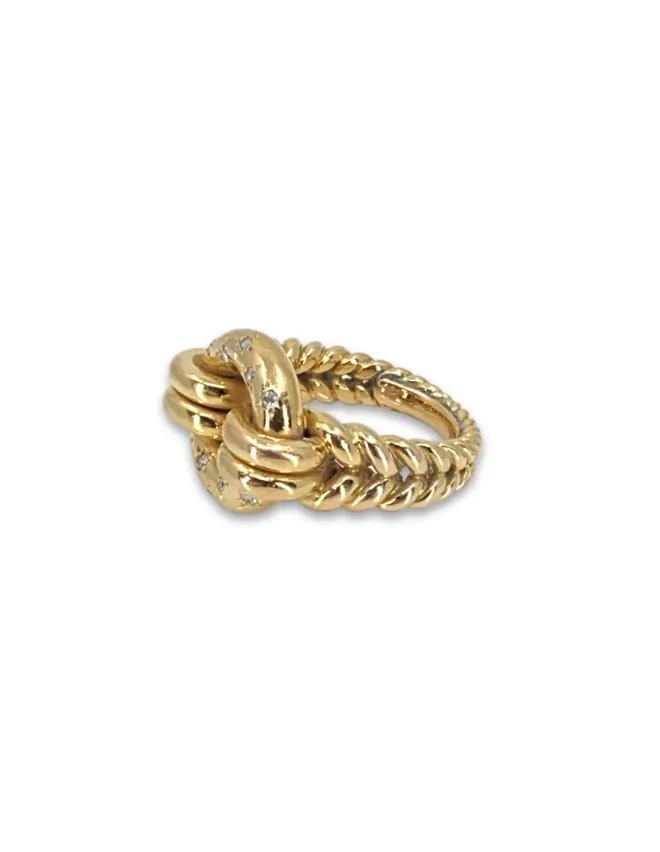 Bague Or Jaune & Diamants