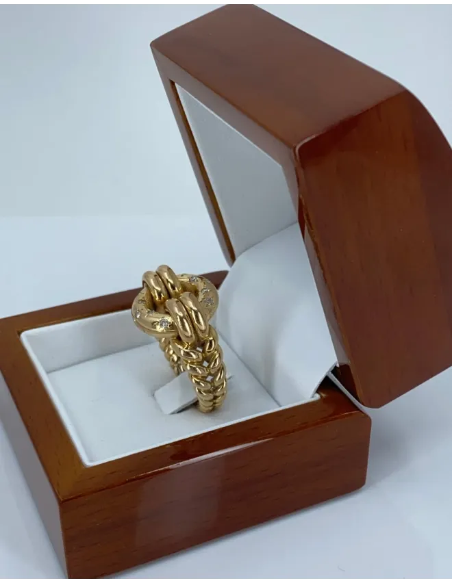 Bague Or Jaune & Diamants