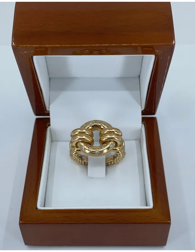 Bague Or Jaune & Diamants