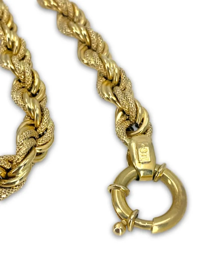 Collier Torsadé Or Jaune | Bijoux Or 18K Occasion Certifié