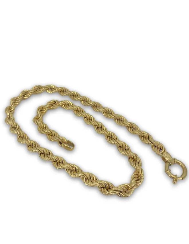 Collier Torsadé Or Jaune | Bijoux Or 18K Occasion Certifié