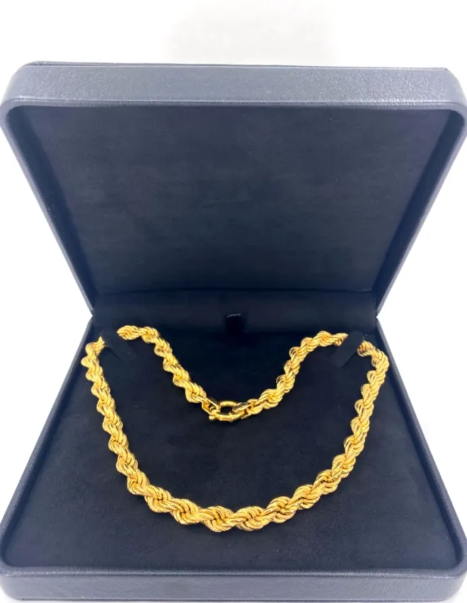 Collier Torsadé Or Jaune | Bijoux Or 18K Occasion Certifié