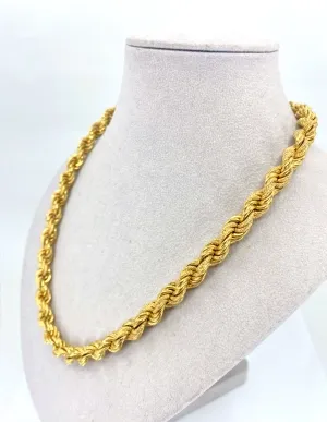 Collier Torsadé Or Jaune | Bijoux Or 18K Occasion Certifié 2