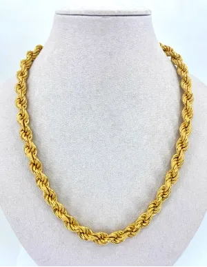 Collier Torsadé Or Jaune | Bijoux Or 18K Occasion Certifié