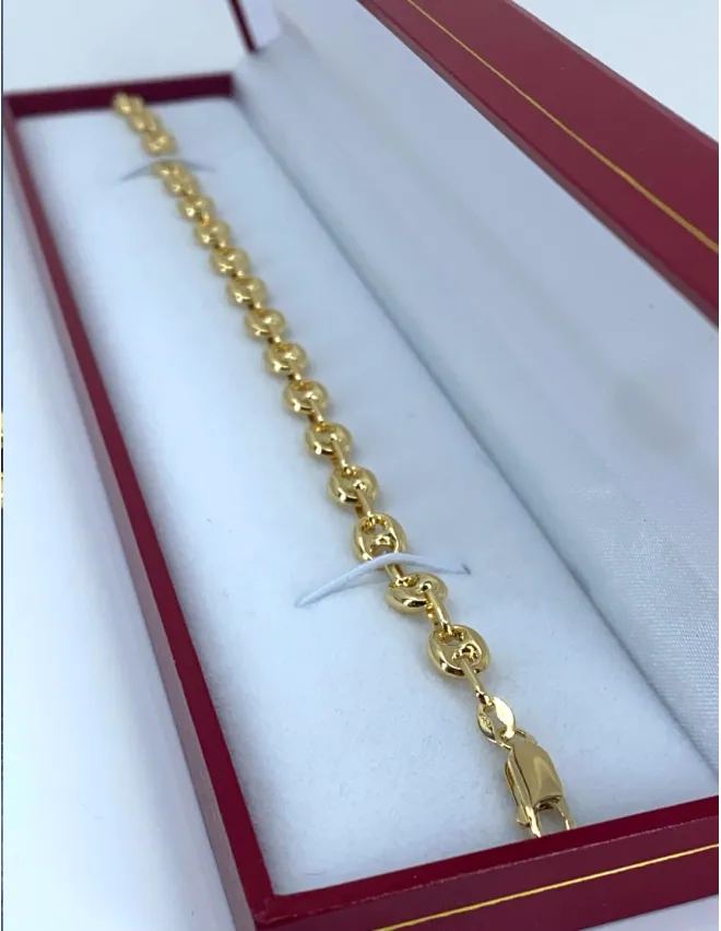 Bracelet Grain De café Or Jaune