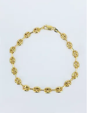 Bracelet Grain De café Or Jaune