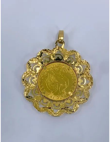 Pendentif Pièce 10 francs Or