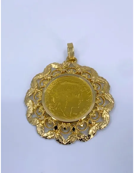 Pendentif Pièce 10 francs Or