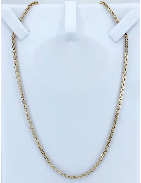 Chaine Mailles Infinity Plates Or Jaune