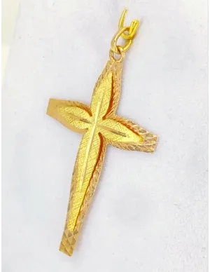 Pendentif Croix Ancienne 2 Ors 2