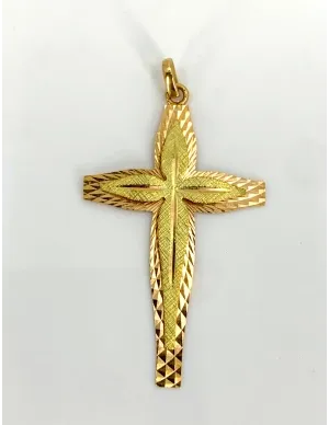 Pendentif Croix Ancienne 2 Ors