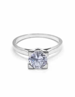 Bague solitaire diamant 1 carat
