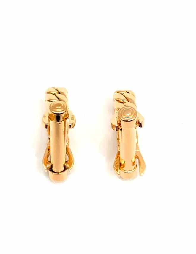 Paire de Boutons de Manchette Or Jaune 18K