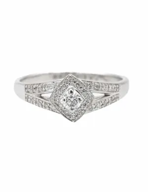 Mauboussin Bague Solitaire Love My Love Or Blanc Diamant