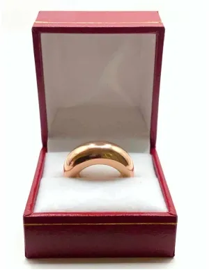 CHAUMET - Bague Jonc Or Rose Numérotée et Signée
