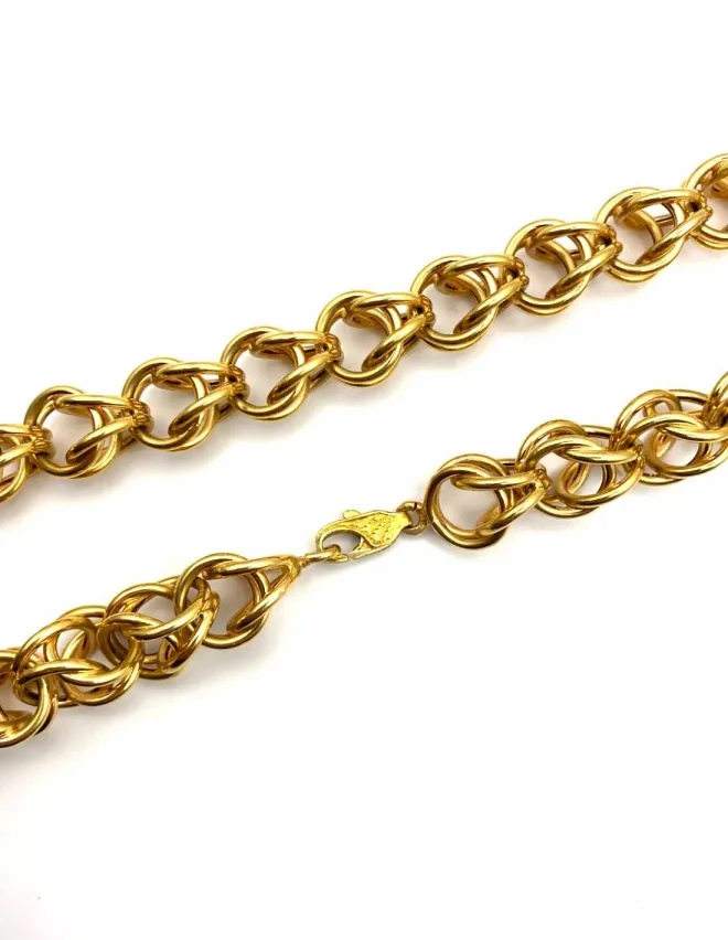 Chaîne Maille Gros Sirop Or Jaune 18K