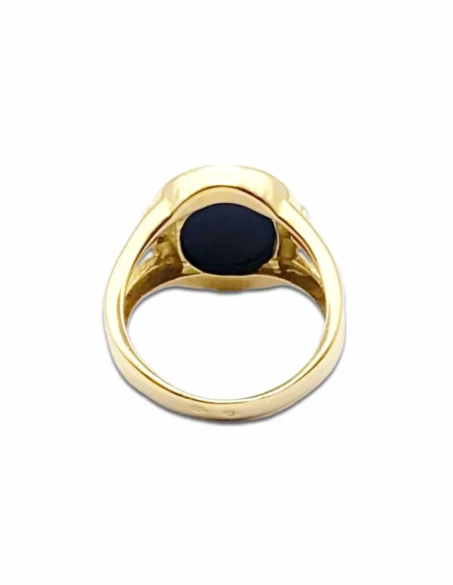 Bague Ancienne Camée Femme Or 18k & Diamants