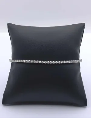 Bracelet Rivière Or Blanc & Diamants