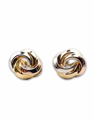 Boucles d'Oreilles Vintage 3 Ors 18K 2