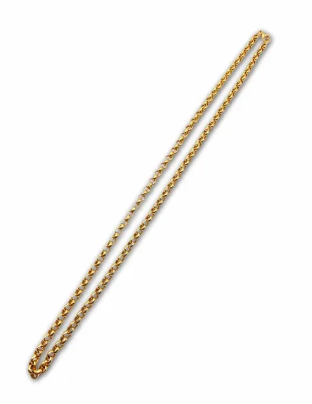 Chaine Maille Jaseron Or Jaune 18K