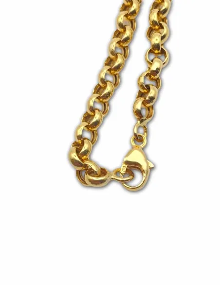 Chaine Maille Jaseron Or Jaune 18K