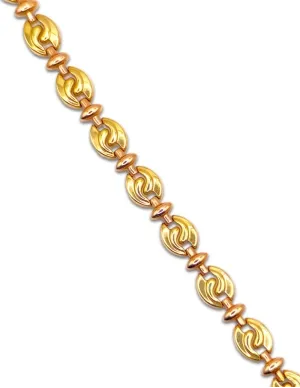 Bracelet Souple Or Jaune & Or Rose 18K 2