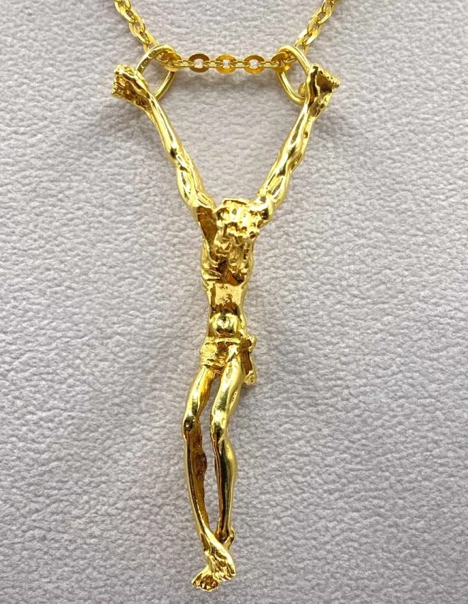 Pendentif Crucifixion Or Jaune 18K